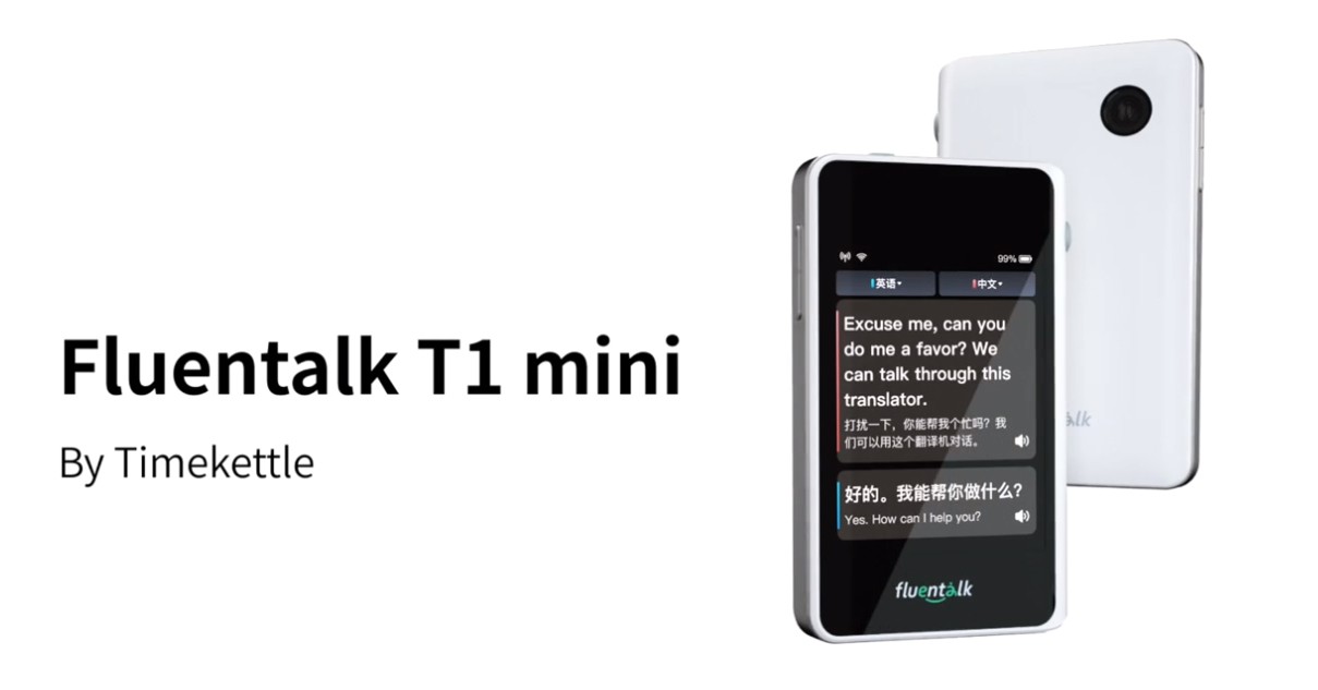 Fluentalk T1 mini Timekettle - přenosný cestovní překladač