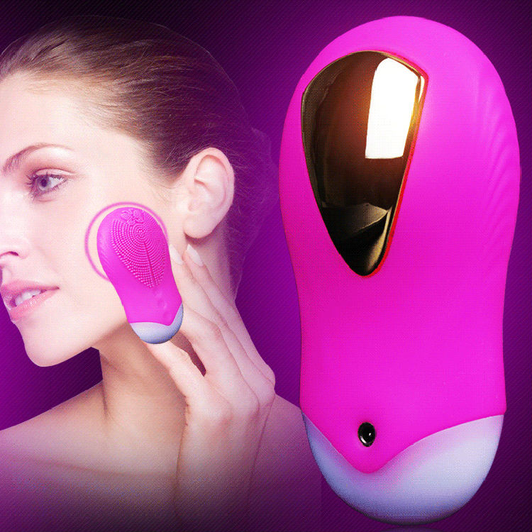 Léčivý bázi silikagelu ultrazvukový čistič obličeje s módním designem