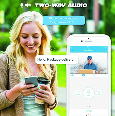 2 cestné audio komunikace přes smartphone