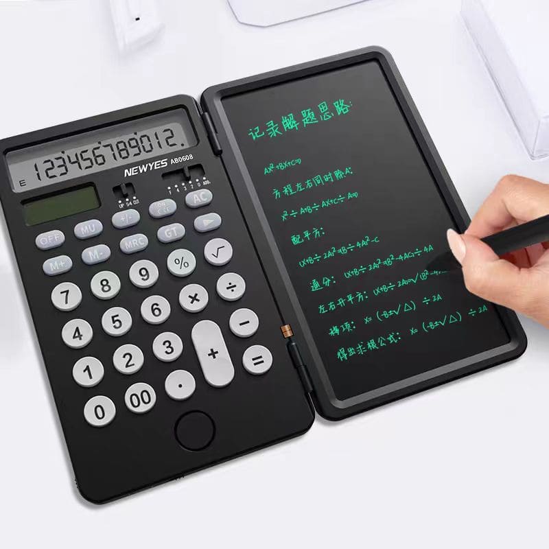 Kalkulačka s LCD panelem jako zápisník