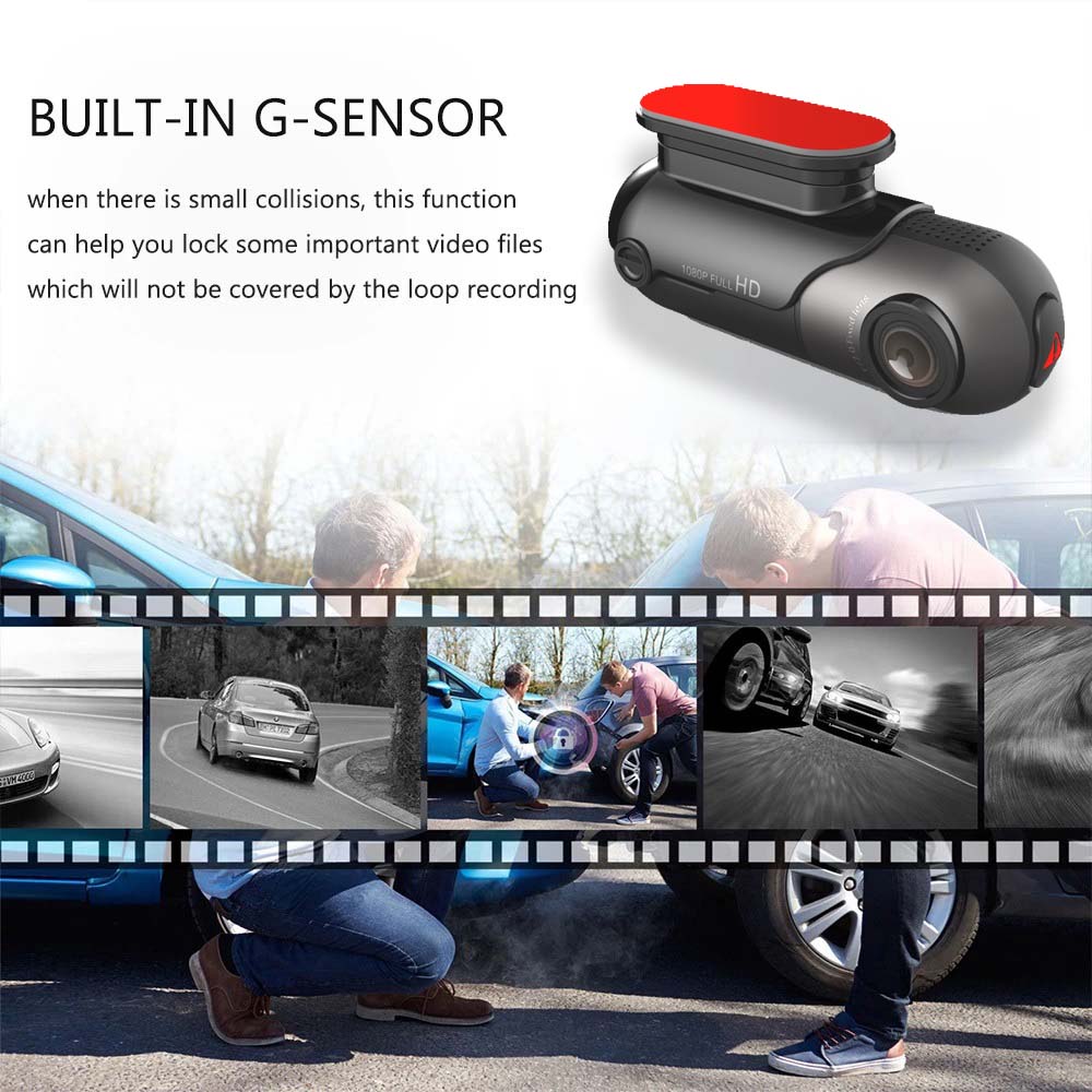 zabudovaný G-senzor kamera profio S13