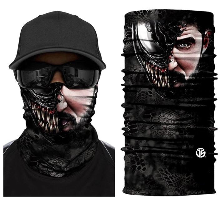 VENOM - Šátek na obličej či hlavu ochranná černá
