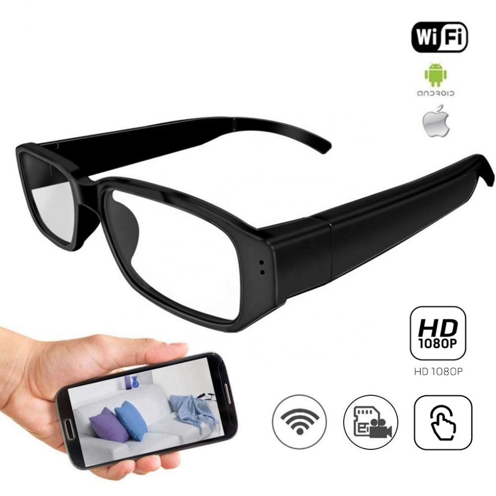 brýle s kamerou - spy kamera v brýlích s wifi