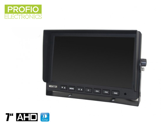 AHD 7 "LCD monitor do auta + 3 AV vstupy