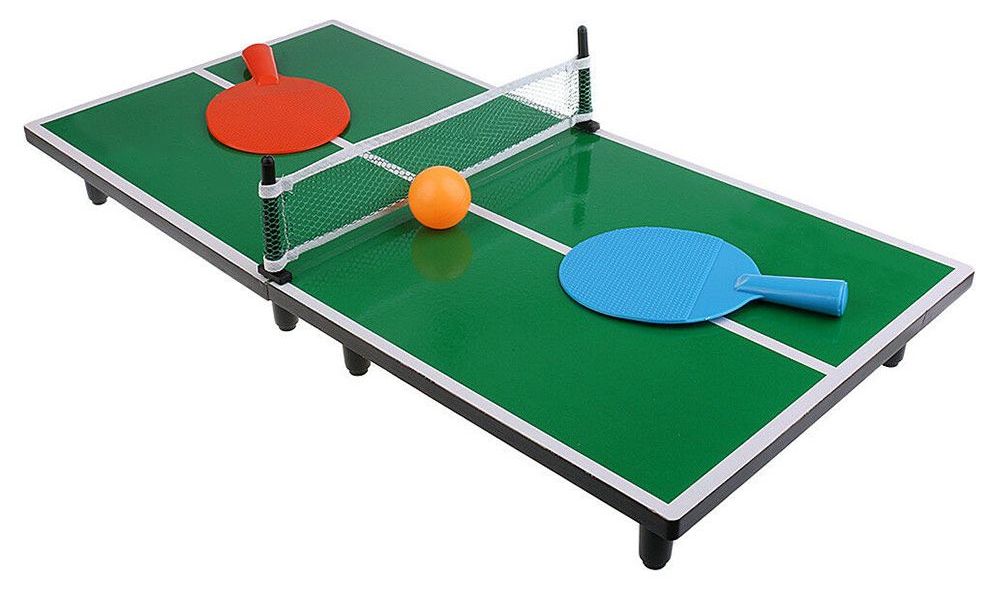 Malý (miniaturní) ping pong stol přenosný