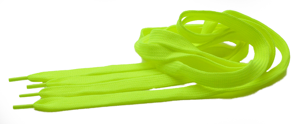 Neonové tkaničky - křiklavý zelená