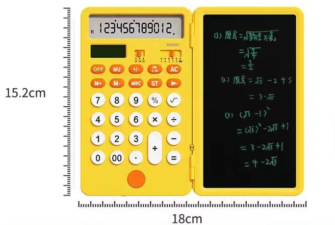kalkulačka se zápisníkem solarna vědecka
