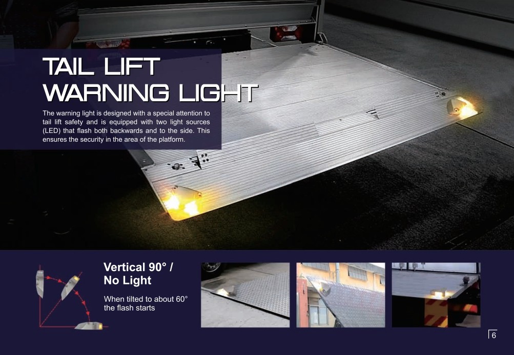 LED signalizační výstražné světlo rohové na auto plošinu - dodávka, kamion
