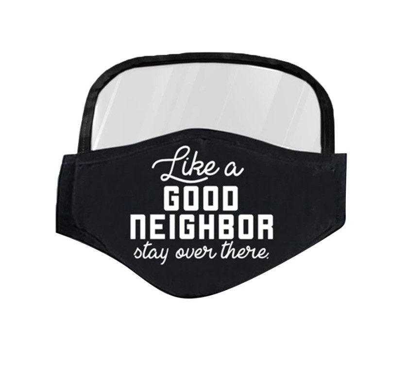 Rouška s ochranným štítem na oči - Good neighbor