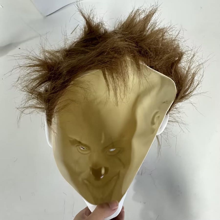 Maska na obličej pro dospělé Strašidelný klaun