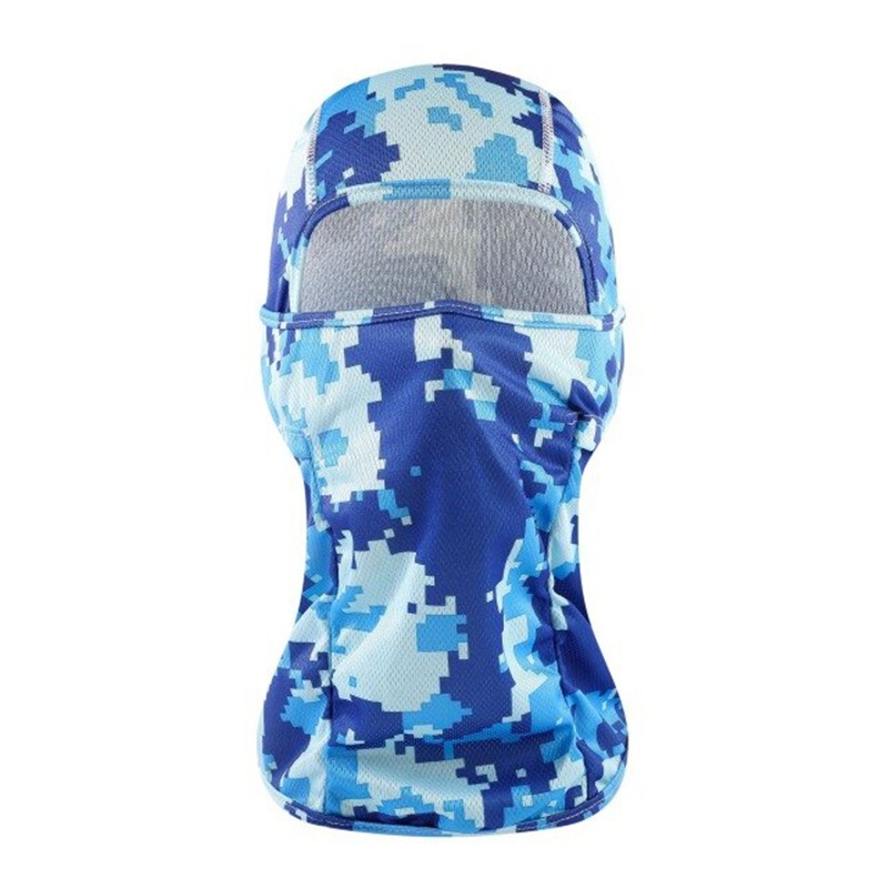 Maskáčové ninja kukly na ochranu obličeje UNISEX - barva modrá