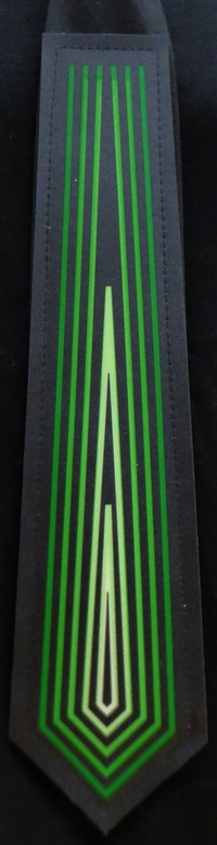 Kravata Equalizer - Zelená