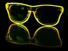 LED brýle Way Ferrer style - Žluté