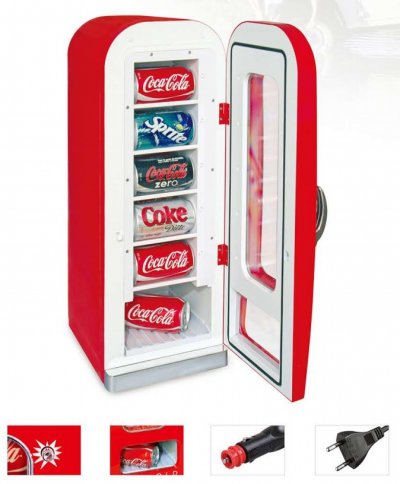 Chladnička ve stylu prodejního automatu
